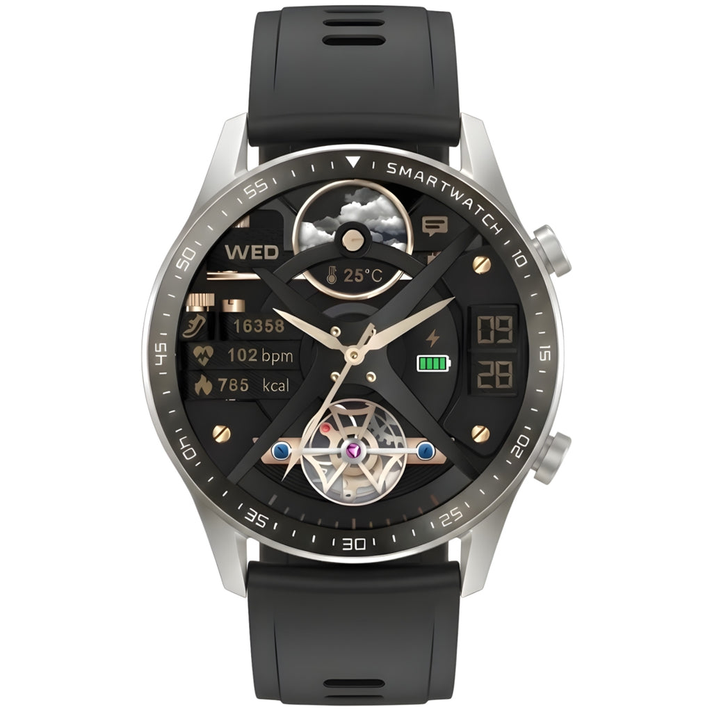 Smartwatch Gravity Srebrny 2 Paski GT10-7