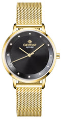Zegarek Damski Giewont Sapphire Złoto Czarny GW4130-B3