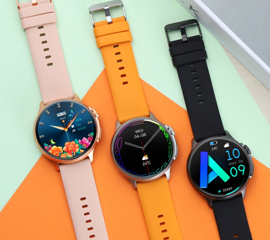 Smartwatch Męski RUBICON RNCF12 Tytan/Orange SMARUB245