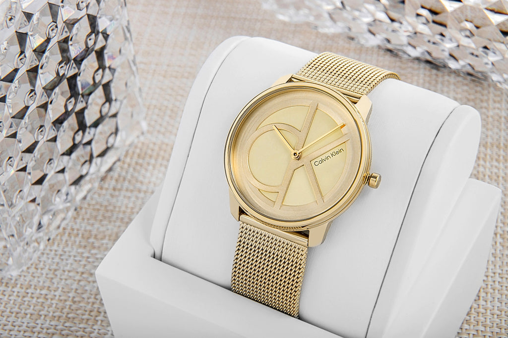 Zegarek Damski CALVIN KLEIN Iconic Mesh 25200034 + BOX