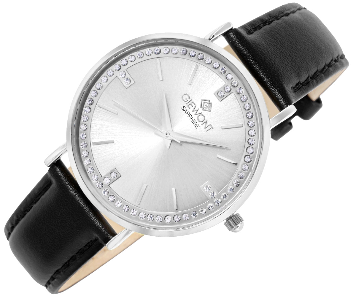 Zegarek Damski Giewont Sapphire Srebrny GW5390-A1