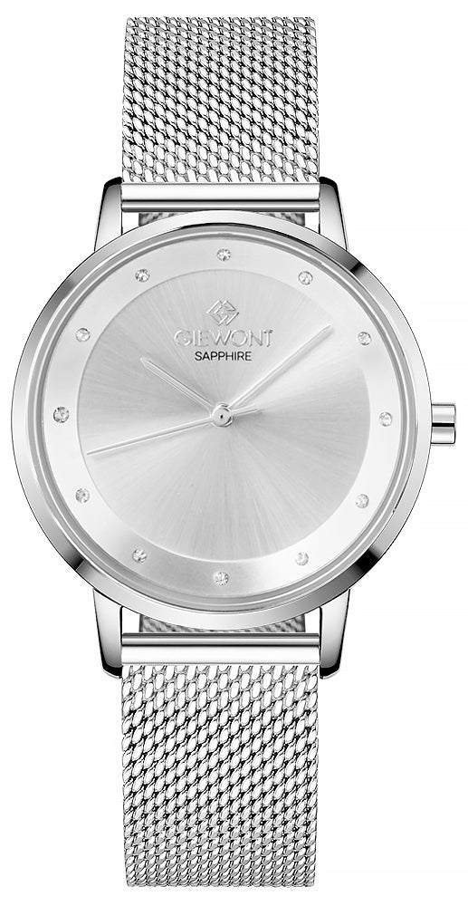 Zegarek Damski Giewont Sapphire Srebrny GW4130-B1