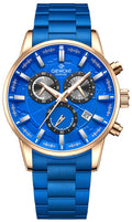 Zegarek Męski Giewont Chronograph Sapphire Niebieski GW4580-B5