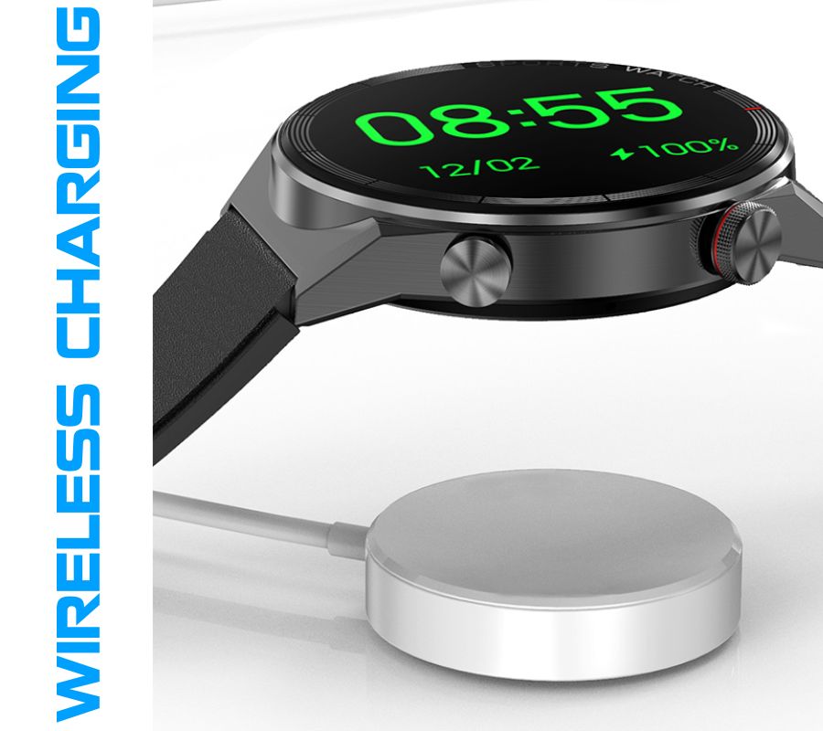 Smartwatch Rubicon RNCE99 Black Metal + Silicon SMARUB194