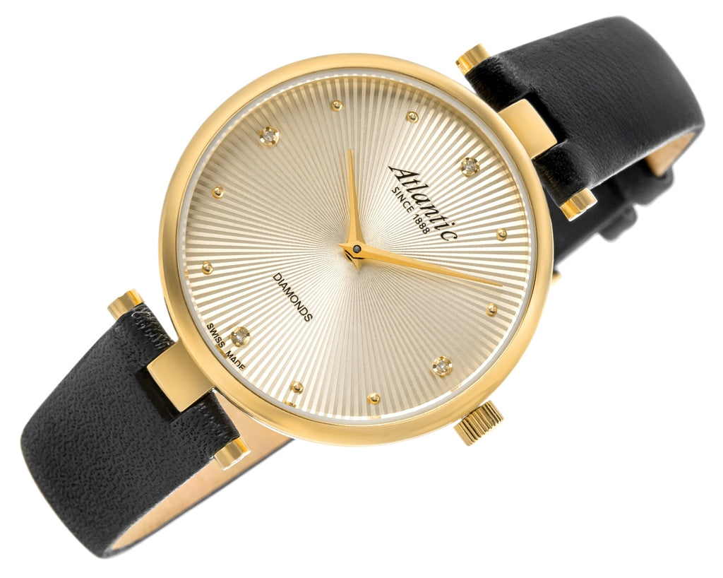 Zegarek Damski Atlantic Royal Diamonds 29044.45.37 + BOX