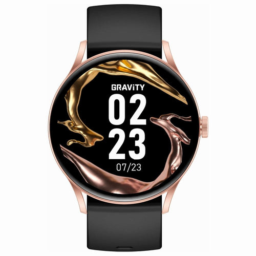Smartwatch Gravity Czarno Różowy GT2-2 PRO