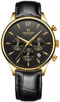 Zegarek Męski Giewont Chronograph Sapphire Czarno Złoty GW6310-A4