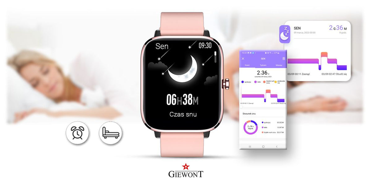Smartwatch Giewont Różowy GW230-1