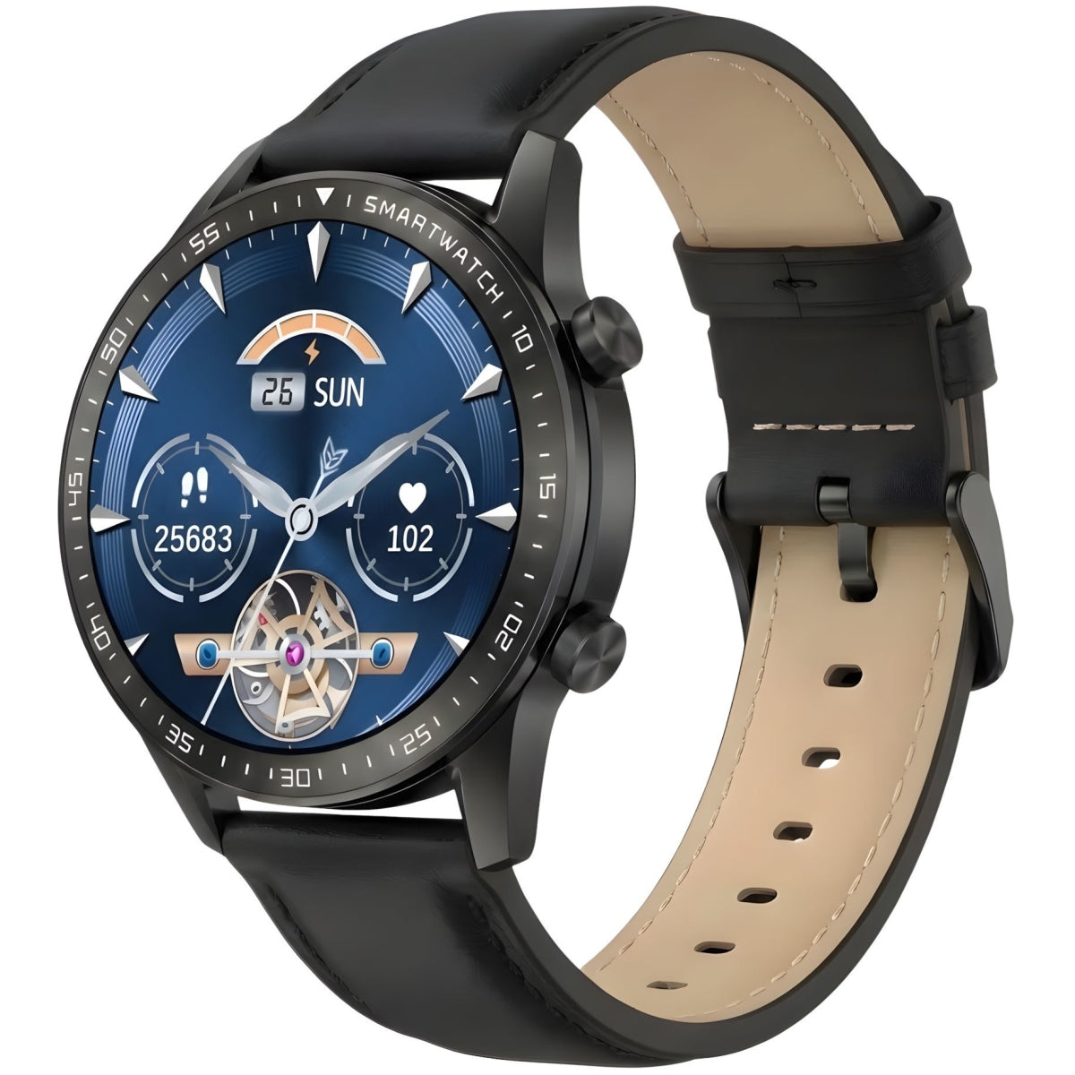 Smartwatch Gravity Czarny 2 Paski GT10-2