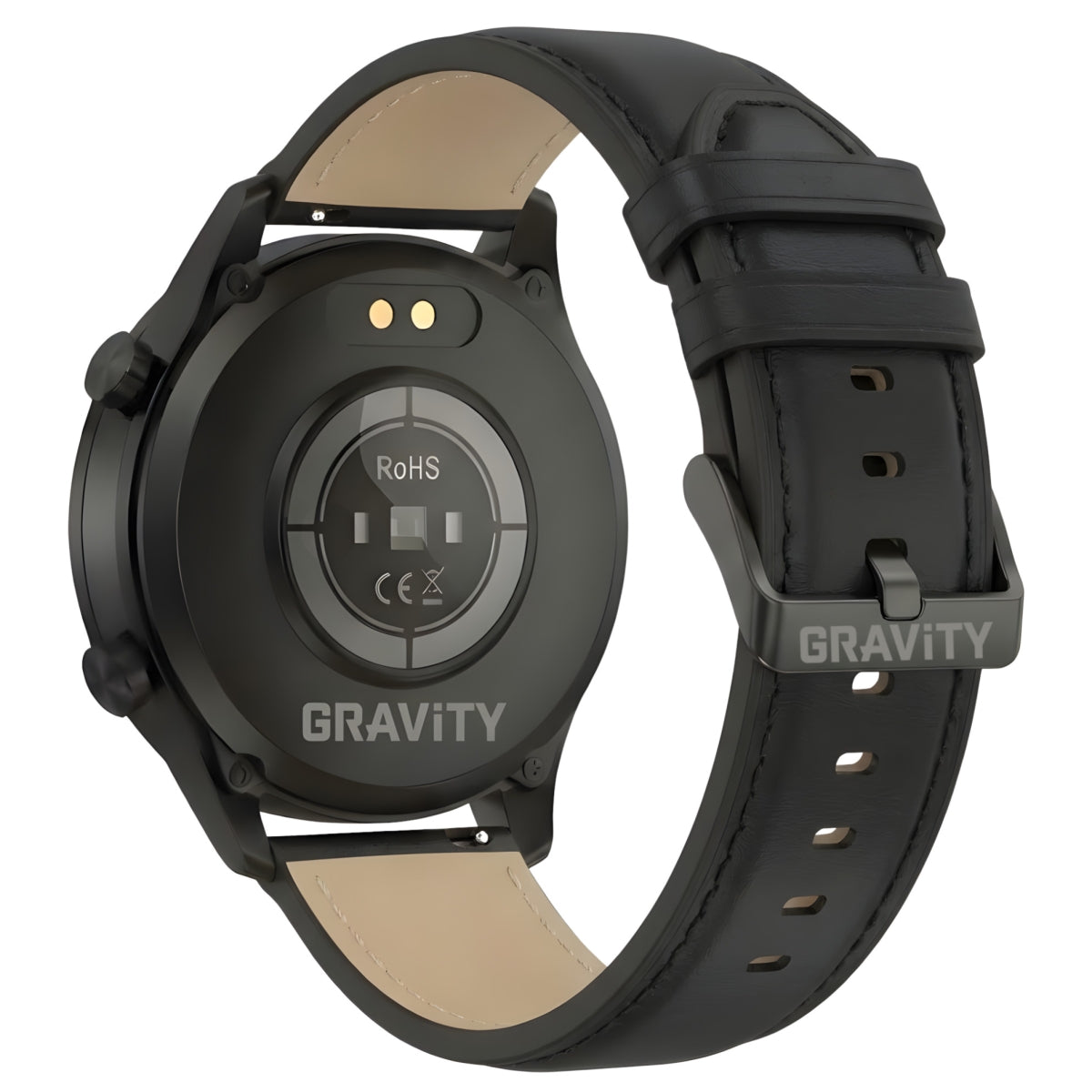 Smartwatch Gravity Czarny 2 Paski GT10-2