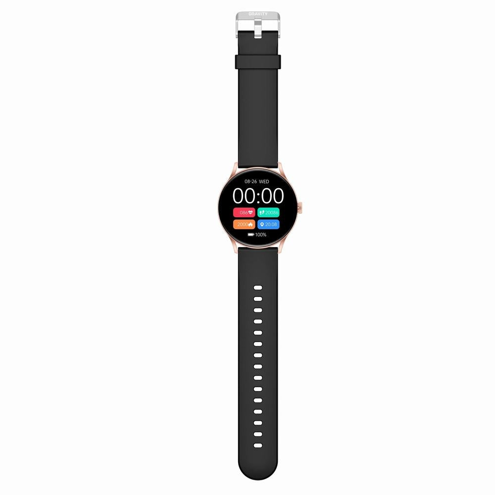Smartwatch Gravity Czarno Różowy GT2-2 PRO