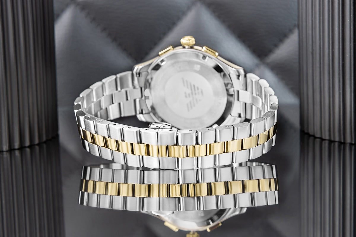 Zegarek Męski Emporio Armani Dario Chronograph AR80084SET + BOX