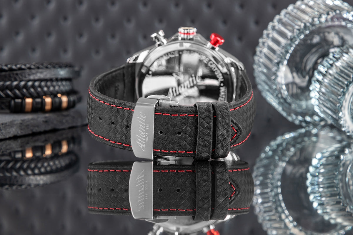 Zegarek Męski Atlantic Grand Prix Chrono 55463.41.65 + BOX