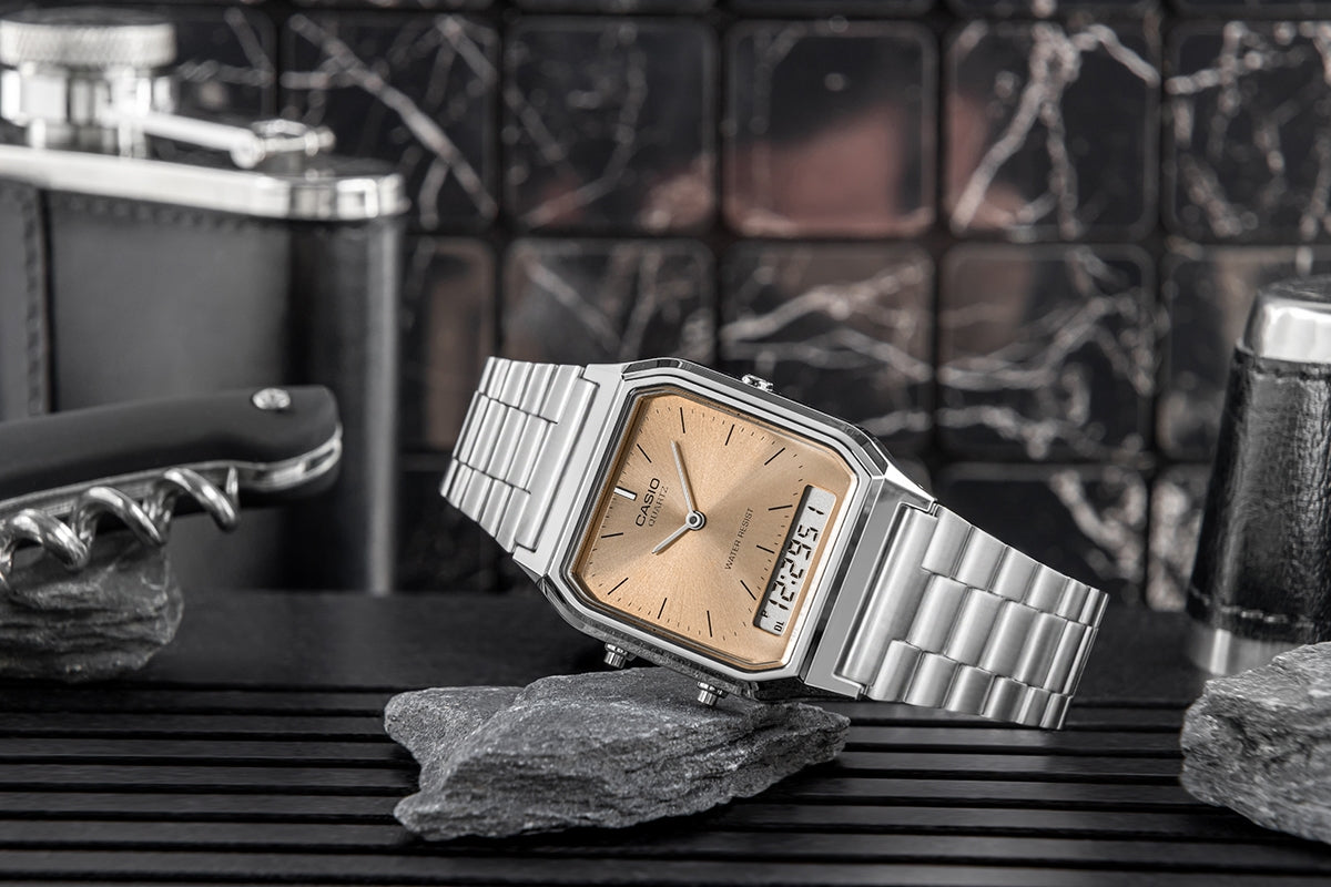 Zegarek Damski CASIO AQ-230A-4AMQYDF + BOX