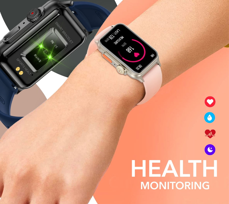 Smartwatch Damski RUBICON RNCF06 Tytan/Orange SMARUB221