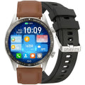 Smartwatch Gravity Srebrny 2 Paski GT10-8