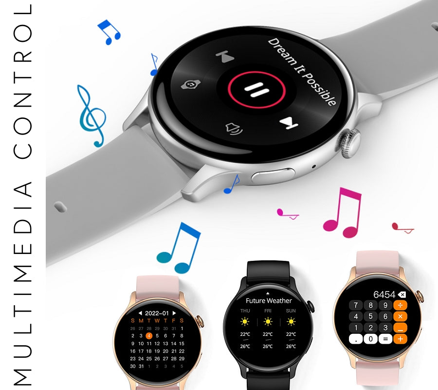 Smartwatch RUBICON RNCF10 Black SMARUB237