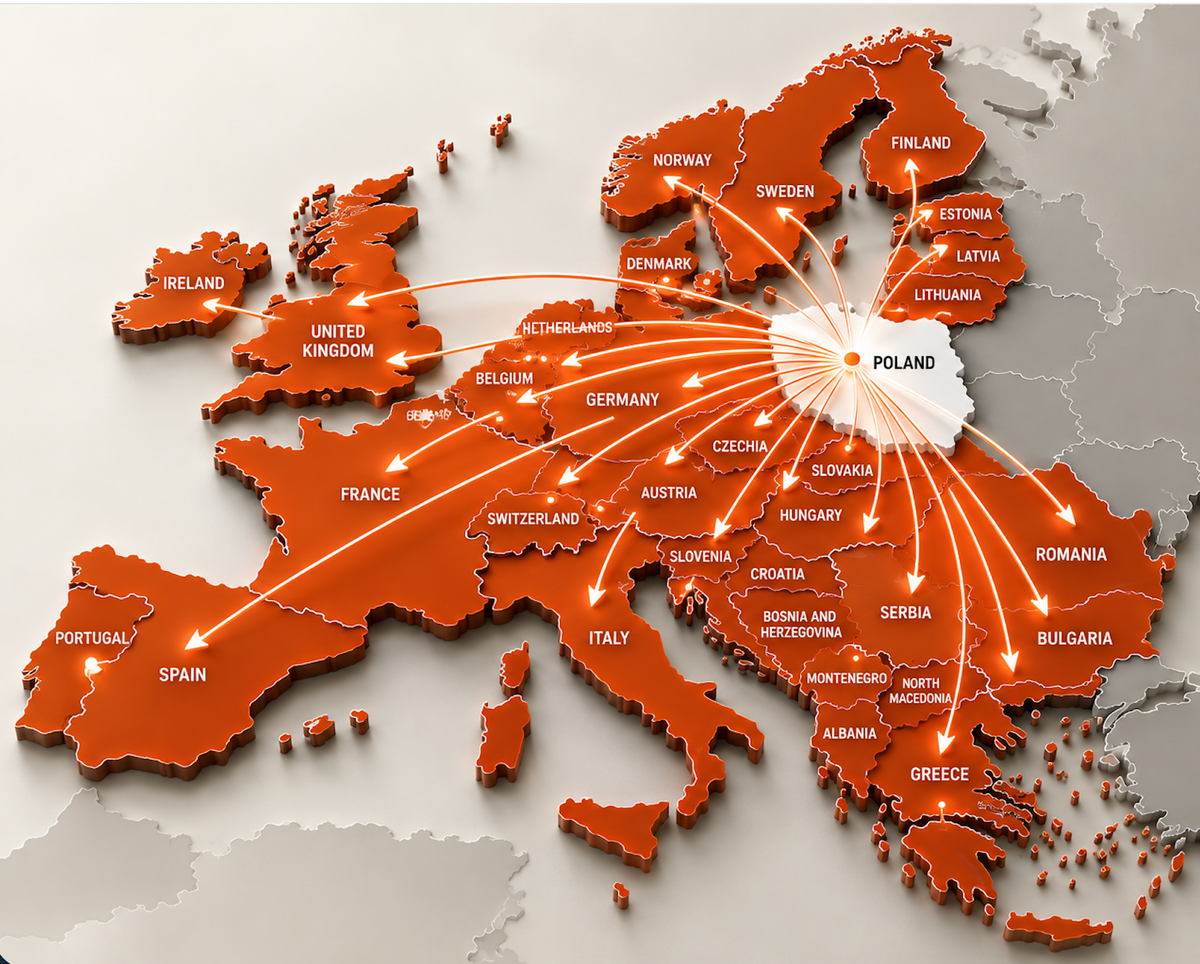 Mapa Europy